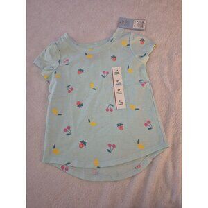 NWT Cat & Jack Toddler Girl Fruit Print T-Shirt - Size 3T